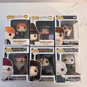 Lot of 6 Harry Potter Funko Pop’s